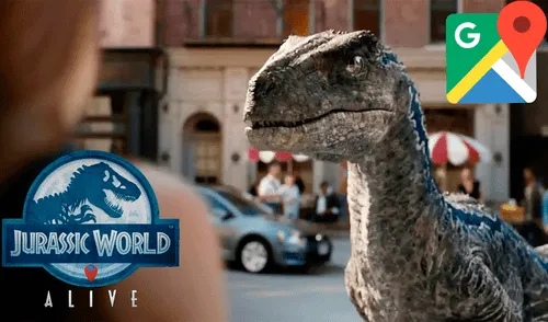 Google Maps viral: Lanzan juego de Jurassic World que te hará ver dinosaurios en las calles