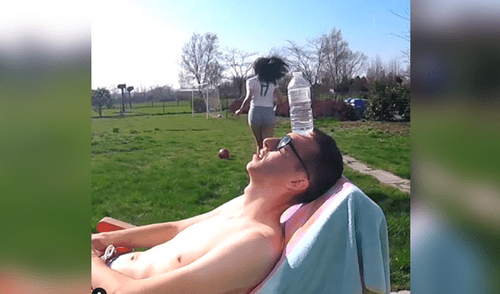 YouTube viral: se queda dormido, su enamorada le juega una broma, pero todo sale mal [VIDEO]