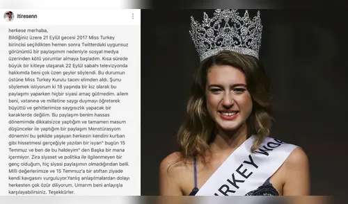 Miss Turquía pierde su corona por este polémico mensaje en Twitter