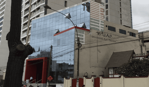 Alas Peruanas también habría instalado falsa fachada en Jesús María