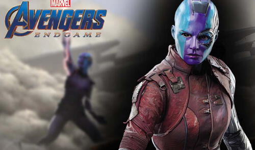 El arte conceptual muestra a Nebula con el Guantelete, como ocurrió en el cómic.