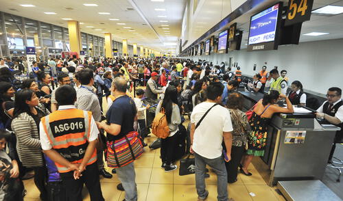 Ositran: el aeropuerto Jorge Chávez no cumple estándares de calidad