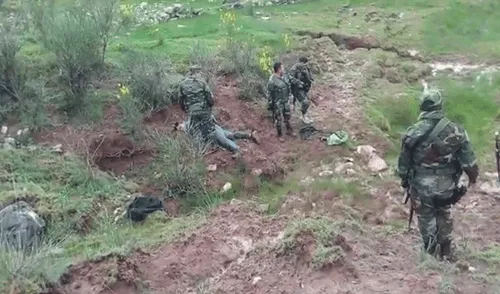 Ayacucho: tras balacera, capturan a narcoterrorista de Vraem y recuperan armamento [VIDEO]
