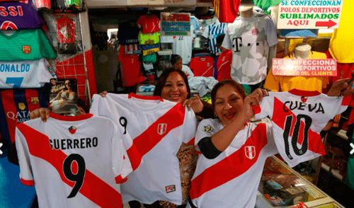 Gamarra: venta de polos de la seleccion peruana supera los 30 mil al día [VIDEO]