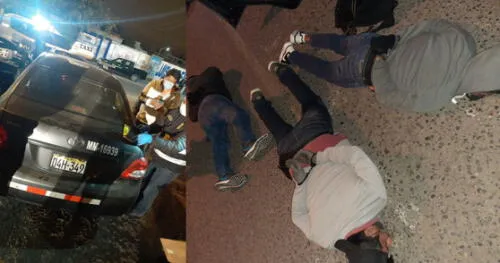 Tacna. Banda de robacasas son detenidos a balazos por parte de la Policía.