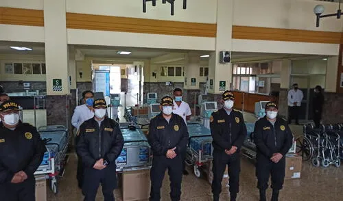 Se instalarán cinco camas UCI en el hospital de la Policía, Luis N, Saenz, en Jesús María, y se enviarán tres a Chiclayo. / Créditos: Joel Robles / URPI-GLR