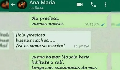 WhatsApp Viral: Lo rechazó por mala ortografía, pero aceptó salir con él por peculiar detalle