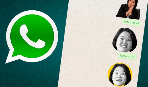 Whatsapp Trucos: aprende cómo conseguir los stickers de Keiko Fujimori para usar en conversaciones [FOTOS]