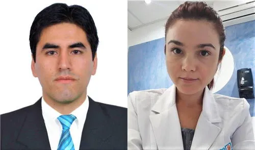 Jorge Fernández y de Any León, oftalmólogos.