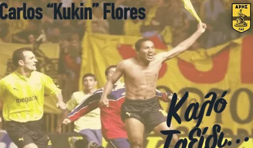 Desde Grecia despiden a Carlos ‘Kukín’ Flores con sentido mensaje [FOTO]