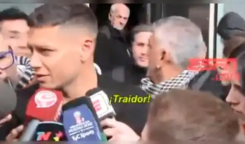 El incómodo momento que pasó jugador argentino en plena entrevista [VIDEO]