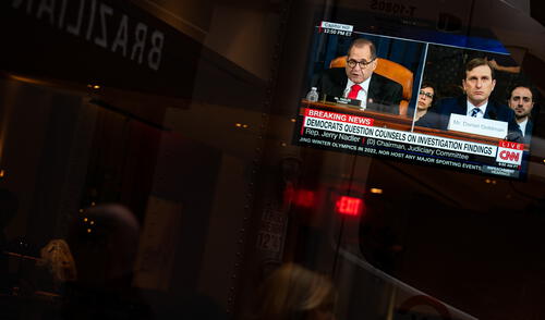 El proceso de destitución de Trump entró en una semana clave en el Congreso. Foto: AFP.