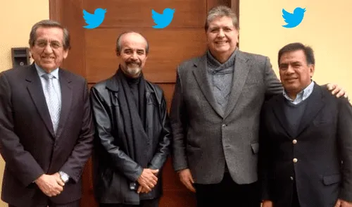 Alan García comparte foto aprista y tuiteros dejan duros mensajes
