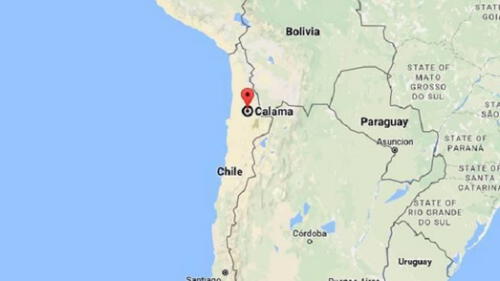 Sismo de 5.9 se registró en Calama, Chile. Foto: Difusión