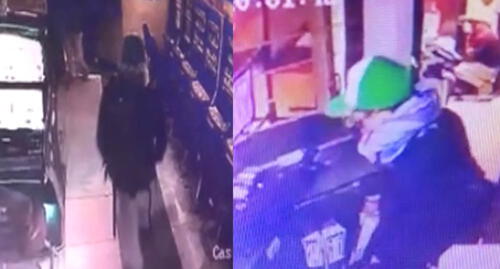 Captan el preciso momento del robo de S/ 10 mil en un casino de Tacna [VIDEO]