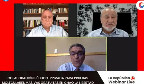 Además, expertos platicaron sobre la distribución de pruebas moleculares en el país. Foto: difusión Además, expertos platicaron sobre la distribución de pruebas moleculares en el país. Foto: difusión