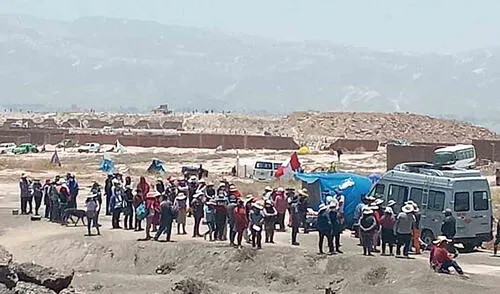 Ocupación. Más de mil personas invadieron terrenos de Estado y del Gobienro Regional.