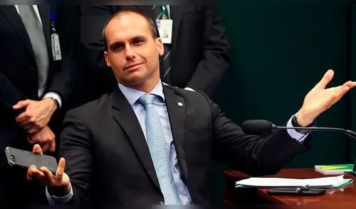 Eduardo Bolsonaro, hijo del actual presidente de Brasil. Foto: difusión