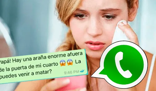 WhatsApp: le pidió ayuda a su padre y terminó siendo 'troleada' [FOTO]