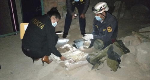 Agentes policiales lograron sacar los costosos bienes de un silo de una casa ubicada en Hunter.