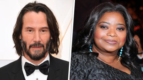 Keanu Reeves y Octavia Spencer