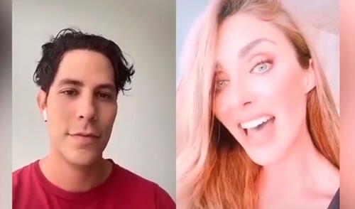 Anahí y Christian Chávez emocionaron a sus fans con su interpretación de “Sálvame”. Los artistas vienen promocionando el próximo concierto de RBD. Foto: TikTok