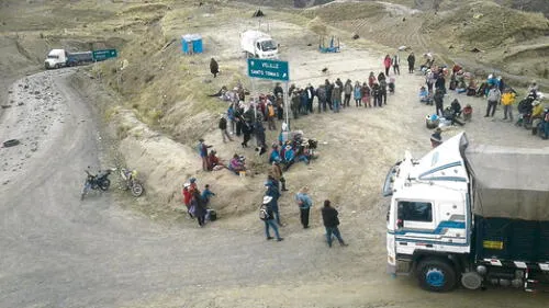 CORREDOR. Si las protestas empiezan habría bloqueo de la vía