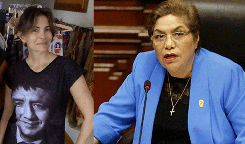 Le recuerdan a Salgado cuando fujimoristas usaban polos con la foto de Carhuancho [VIDEO]