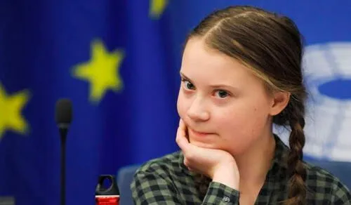 Greta Thumberg asistió al Foro Económico Mundial. Foto referencial: AFP.
