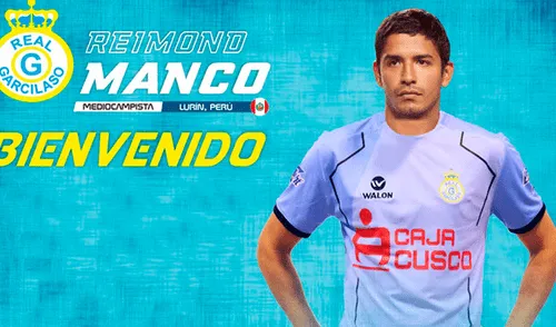 Reimond Manco es nuevo jugador del Real Garcilaso Reimond Manco es nuevo jugador del Real Garcilaso