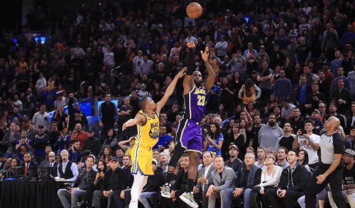 Lakers volvió a celebrar una victoria tras imponerse ante Warriors. (Foto: Twitter) Lakers volvió a celebrar una victoria tras imponerse ante Warriors. (Foto: Twitter)