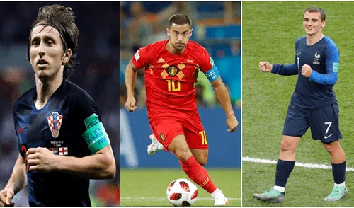 Mundial Rusia 2018: el podio de los mejores jugadores