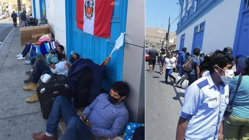 Decenas de peruanos permanecen en Chile con la esperanza de retornar a territorio patrio.
