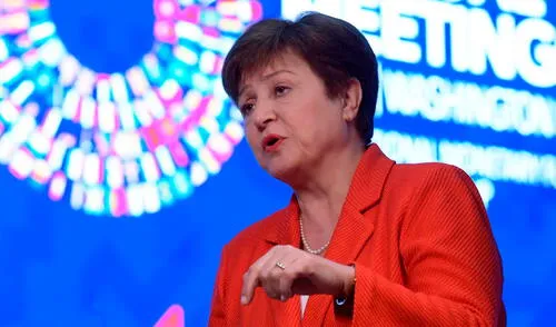 Directora gerente del Fondo Monetario Internacional (FMI), Kristalina Georgieva. Foto: Hola News Foto: Hola News