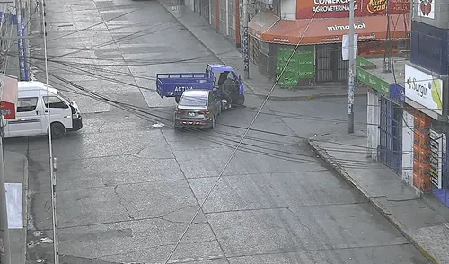 Huancayo: cámaras de videovigilancia captan accidente de tránsito