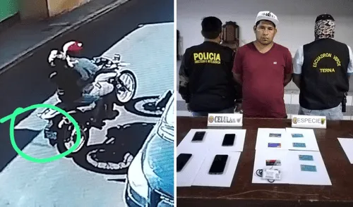 Ica: caen marcas que robaron 24.800 dólares a empresario frente a tienda donde iba a comprar un auto | PNP | Grupo Terna. Foto: composición LR/PNP