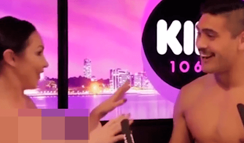 Se conocieron desnudos en un programa de televisión y luego todo se salió de control [VIDEO]