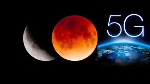 Los fenómenos astronómicos de este año, coinciden con el arribo de la tecnología 5G. Foto: composición Los fenómenos astronómicos de este año, coinciden con el arribo de la tecnología 5G