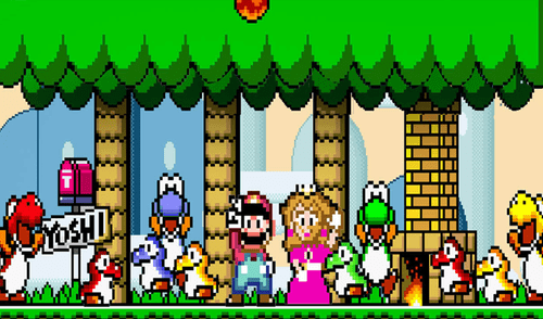 Desliza para ver el final secreto de Super Mario World que se viralizó en YouTube. Foto: Captura. youtube