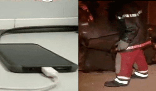 Dejó su celular cargando toda la noche y ocasionó incendio en su vivienda [VIDEO]