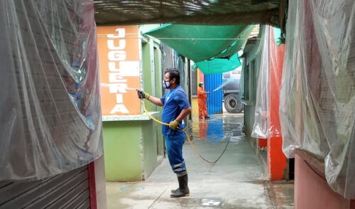 Negocios serán desinfectados para evitar sean focos infecciosos de coronavirus. Mercados en distrito de Trujillo no atenderá los domingos