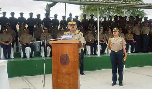 Piura: General Luis Bisso anuncia cambios de jefes policiales para las próximas semanas