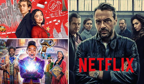 Variedad de Series y películas llegarán vía streaming. Foto: composición / Netflix Series y películas. Foto: composición / Netflix