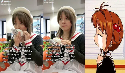 Joven se viste como Sakura por Halloween, pero casi nadie en su oficina se disfraza