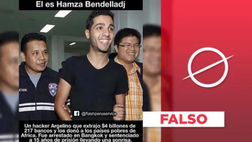 Es falso que el ‘hacker sonriente’ haya donado el dinero robado a África Es falso que el ‘hacker sonriente’ haya donado el dinero robado a África