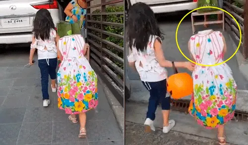 Halloween 2018: "Niña sin cabeza" camina por las calles de Filipinas y genera terror [VIDEO]