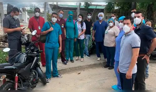 El documento que confirma la renuncia de los médicos del Hospital San Rafael de Leticia. Coronavirus – Colombia– salud – COVID-19