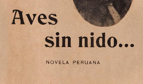 Publican facsimilar de novela Aves sin nido de Clorinda Matto de Turner