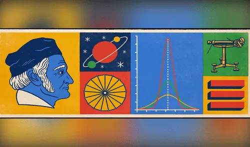 'Doodle' de Google recuerda al matemático Johann Carl Friedrich Gaus