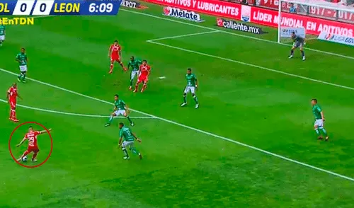 Toluca vs León: Salinas adelantó a los 'Diablos Rojos' desde fuera del área [VIDEO]